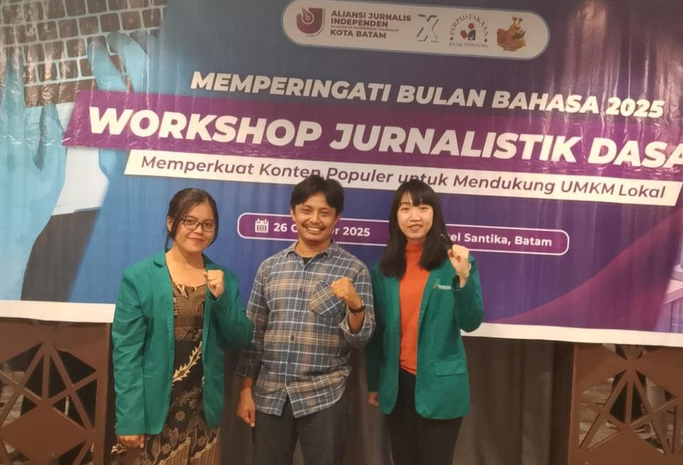 Mahasiswa IIBN Ikuti Workshop Jurnalistik oleh Perpustakaan Bank Indonesia dan AJI Batam