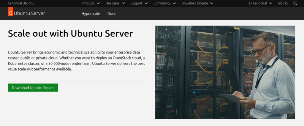 Halaman Web Ubuntu Server
